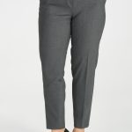 Büyük Beden Düz Kesim Yüksek Bel Pantolon