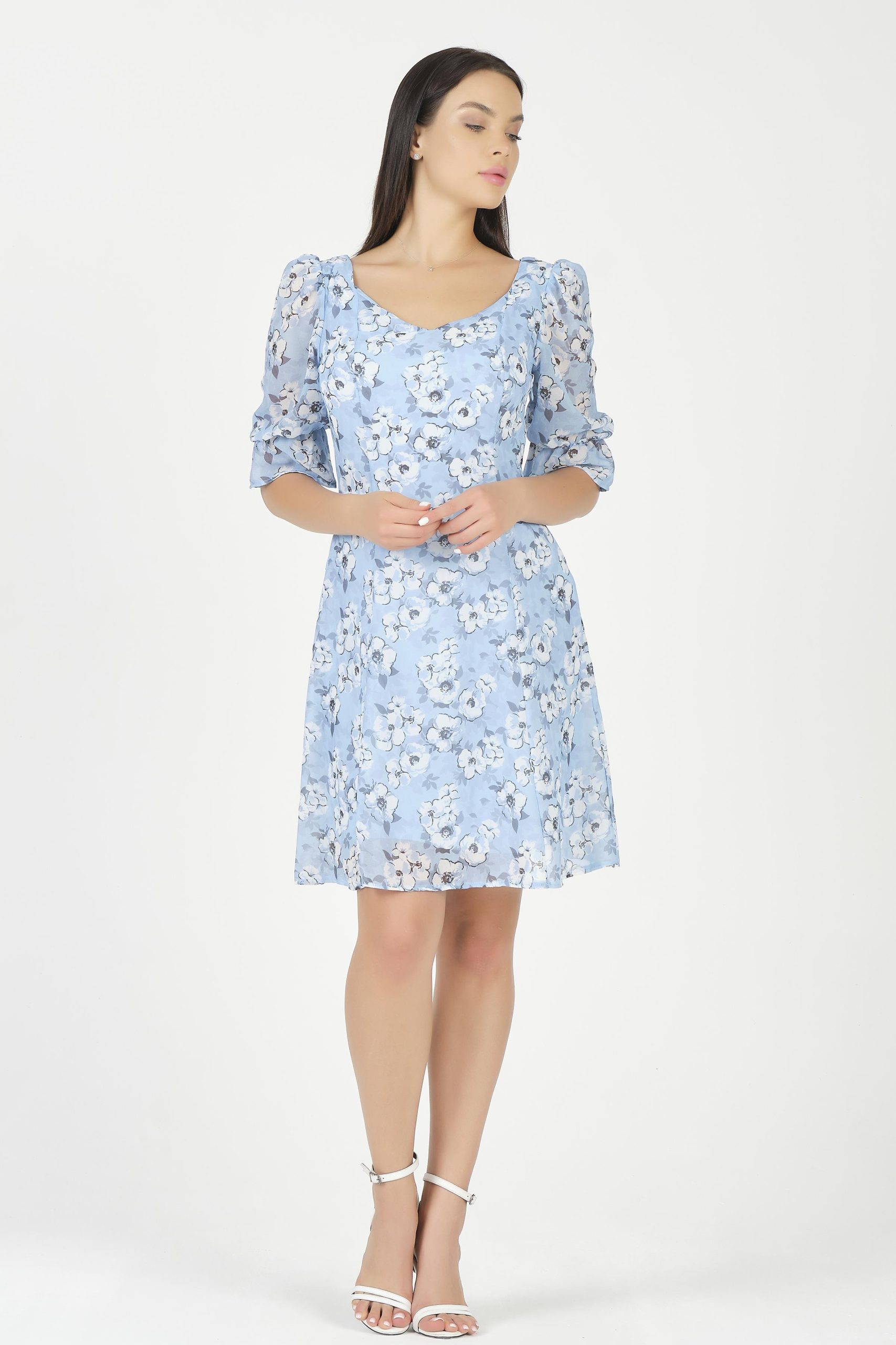 cicekli sifon elbise 2882 1 scaled