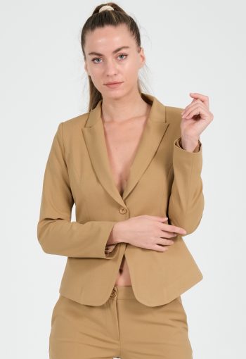 tek dugmeli blazer ceket 7810