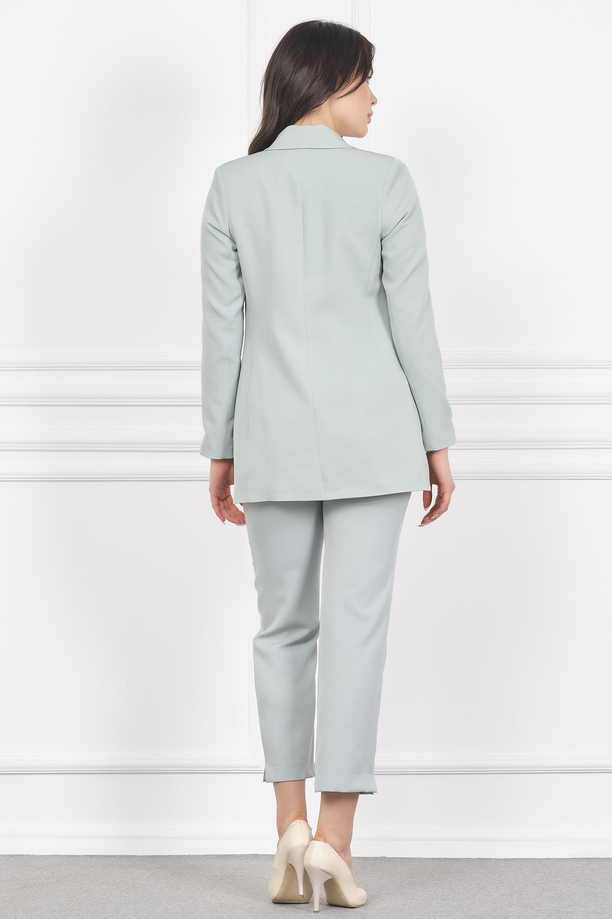 tek dugmeli blazer ceket 2774